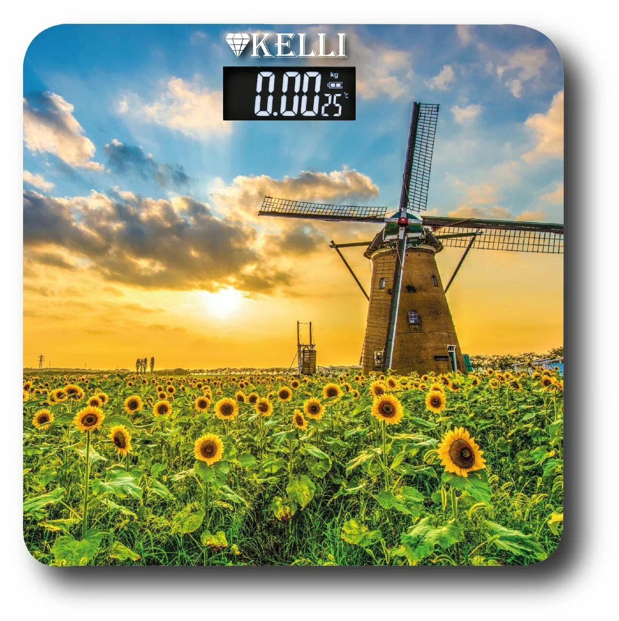 фото Весы KELLI-1512 напольные-180кг индикатор температуры