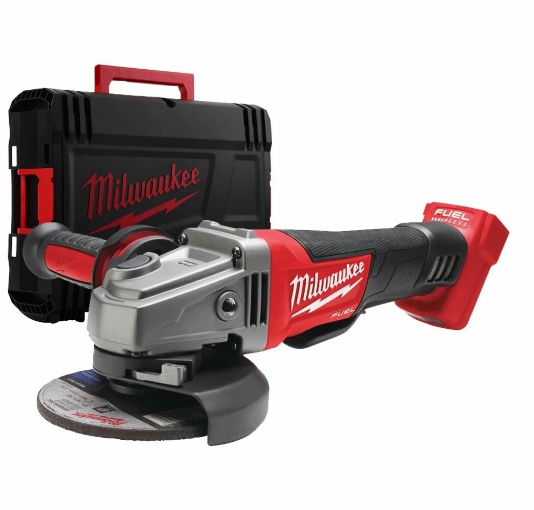 Аккумуляторная угловая шлифмашина Milwaukee M18 Fuel FSAG125X-0X (профессиональная) - фото №4