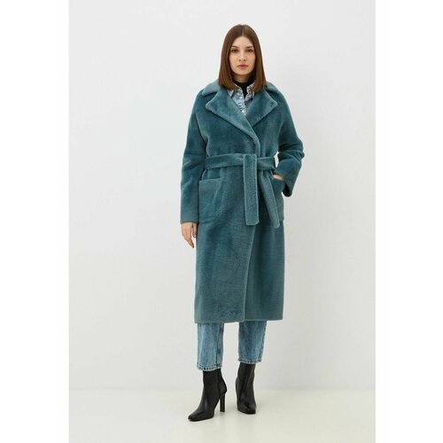 Пальто  Louren Wilton, размер 44, бирюзовый