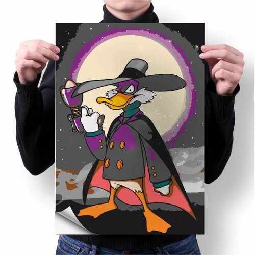 Плакат Mewni-Shop А3 принт Черный плащ МП - 0005 480₽