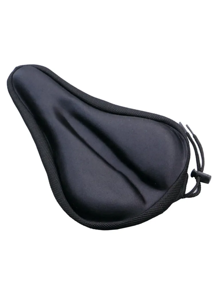 фото Чехол подушка на сиденье велосипеда и байка с эффектом памяти / Накладка на велосипедное седло черный