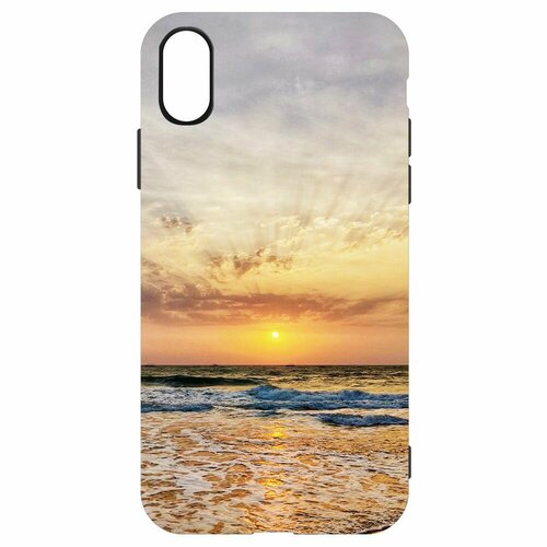 Чехол-накладка Krutoff Soft Case Индия, Пляжи Гоа для iPhone XR черный чехол накладка krutoff soft case индия пляжи гоа для itel p55 черный