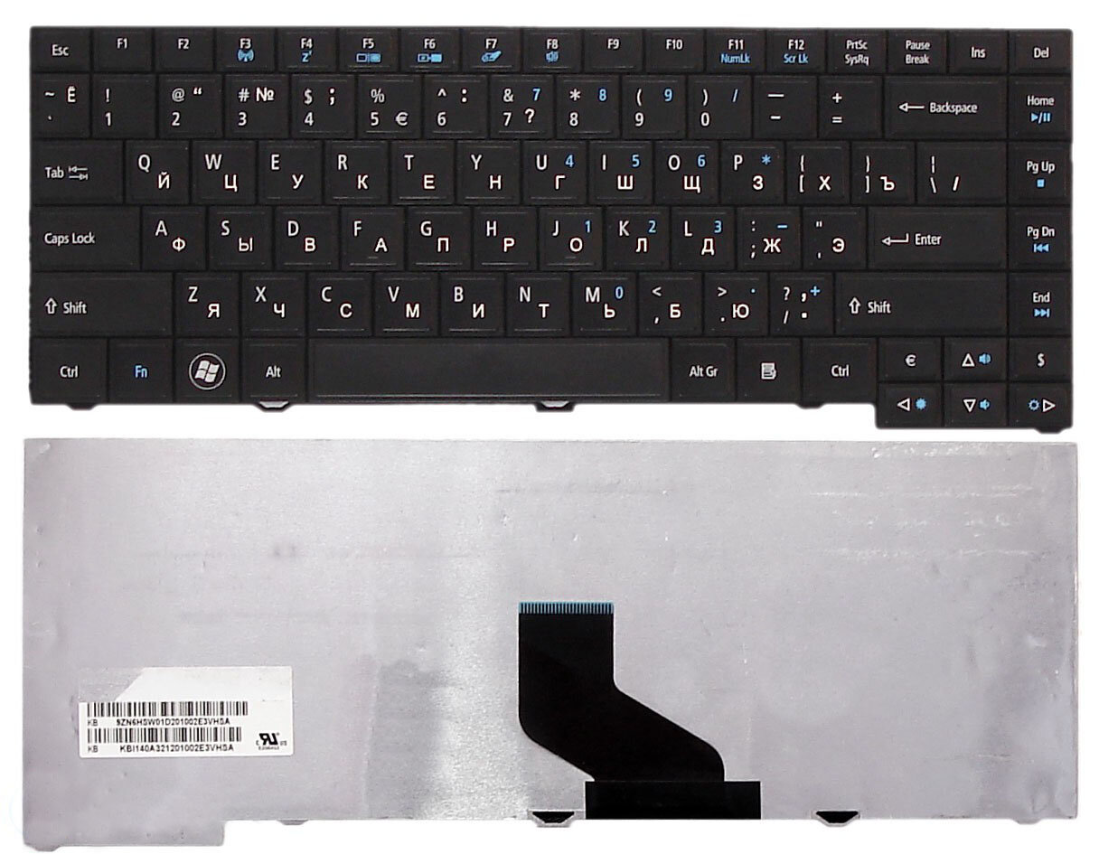 Клавиатура для Acer 9Z. N5SPW.10R черная