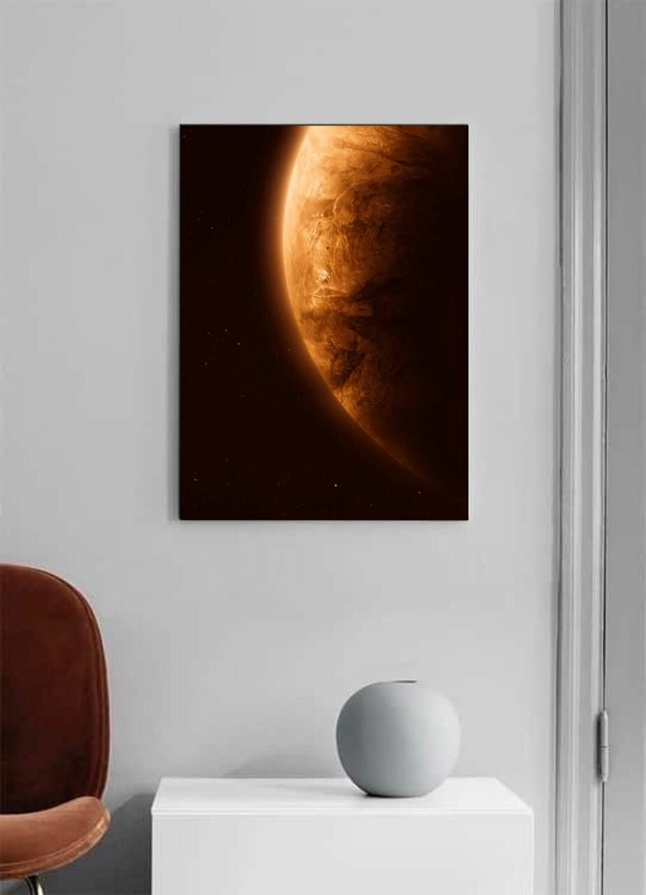 Картина интерьерная на стекле - "Венера"