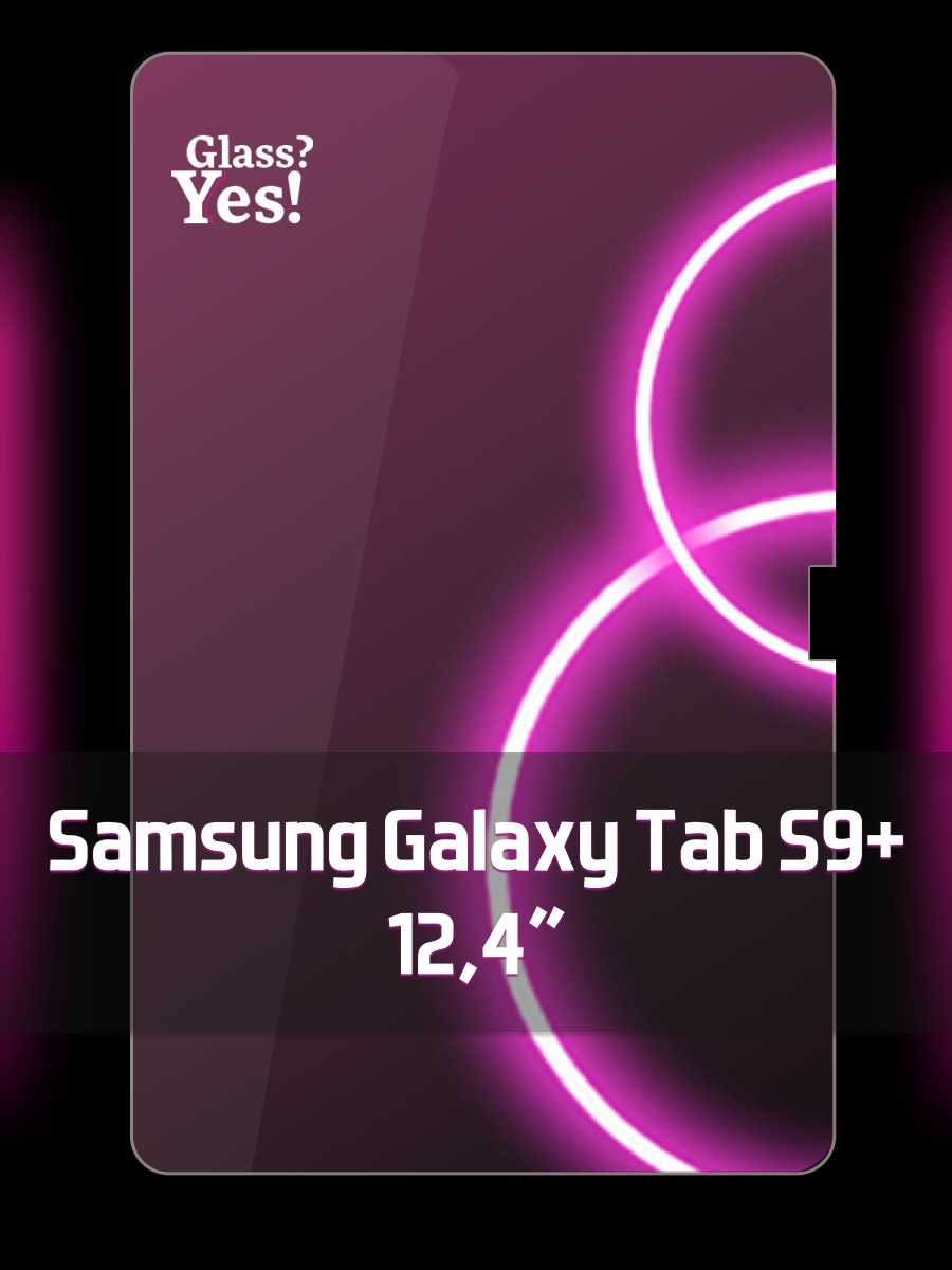 Защитное cтекло на планшет Samsung Galaxy Tab S9 Plus 12,4" для Самсунг Галакси С9 с 9 плюс 12,4"