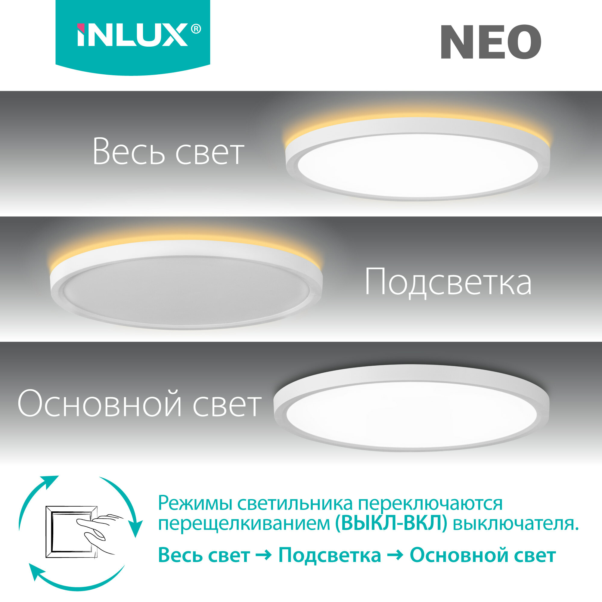 Настенно-Потолочные Светильники И Люстры Xiaomi Светильник потолочный настенный NEO IN70330