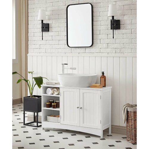 Тумба под раковину VASAGLE BBC410P31 90 x 30 x 60 см с 2 дверцами 24349₽