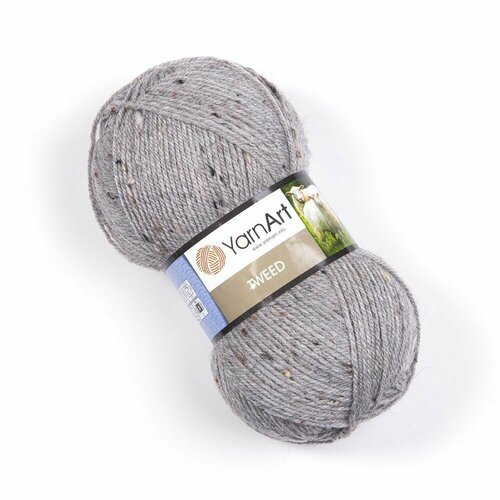Пряжа Tweed, YarnArt, серый - 226, 30% шерсть, 60% акрил, 10% вискоза, 5 мотков, 100 г, 300 м.