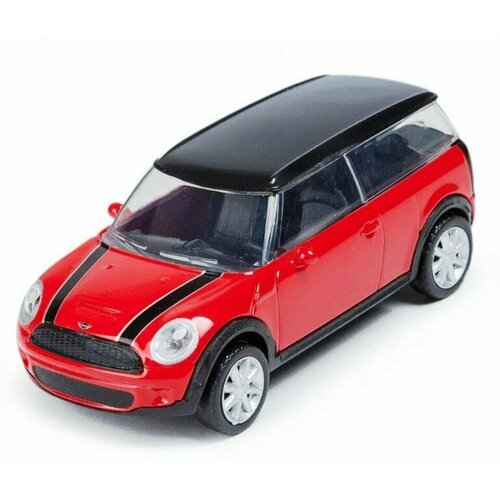 игрушечная металлическая машинка Машина металлическая 1:43 scale MINI CLUBMAN цвет красный