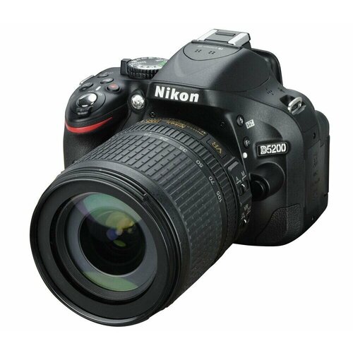 Зеркальный фотоаппарат Фотоаппарат Nikon D5200 Kit 18-105mm f/3.5-5.6G AF-S ED DX VR Nikkor, черный