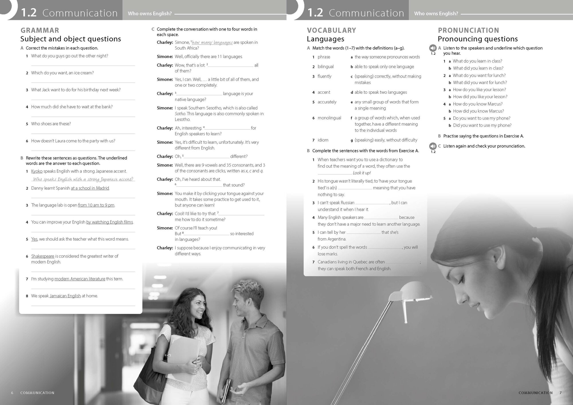 Language Hub B1 Intermediate Workbook with Key access to Audio - фото №5