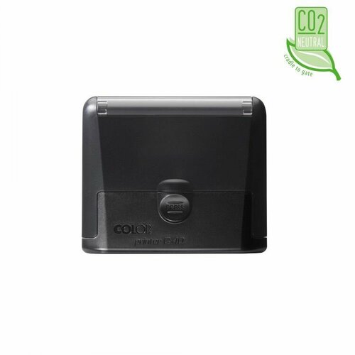 Colop Printer 40 Compact Cover Автоматическая оснастка для штампа с защитной крышечкой (штамп 59 х 23 мм.), Чёрный