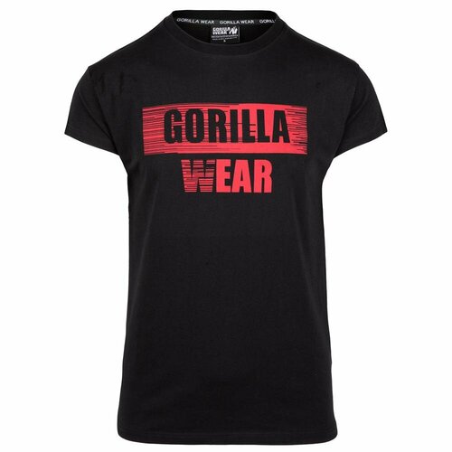 Футболка Gorilla Wear, размер XL, красный, черный шорты gorilla wear размер l xl черный красный