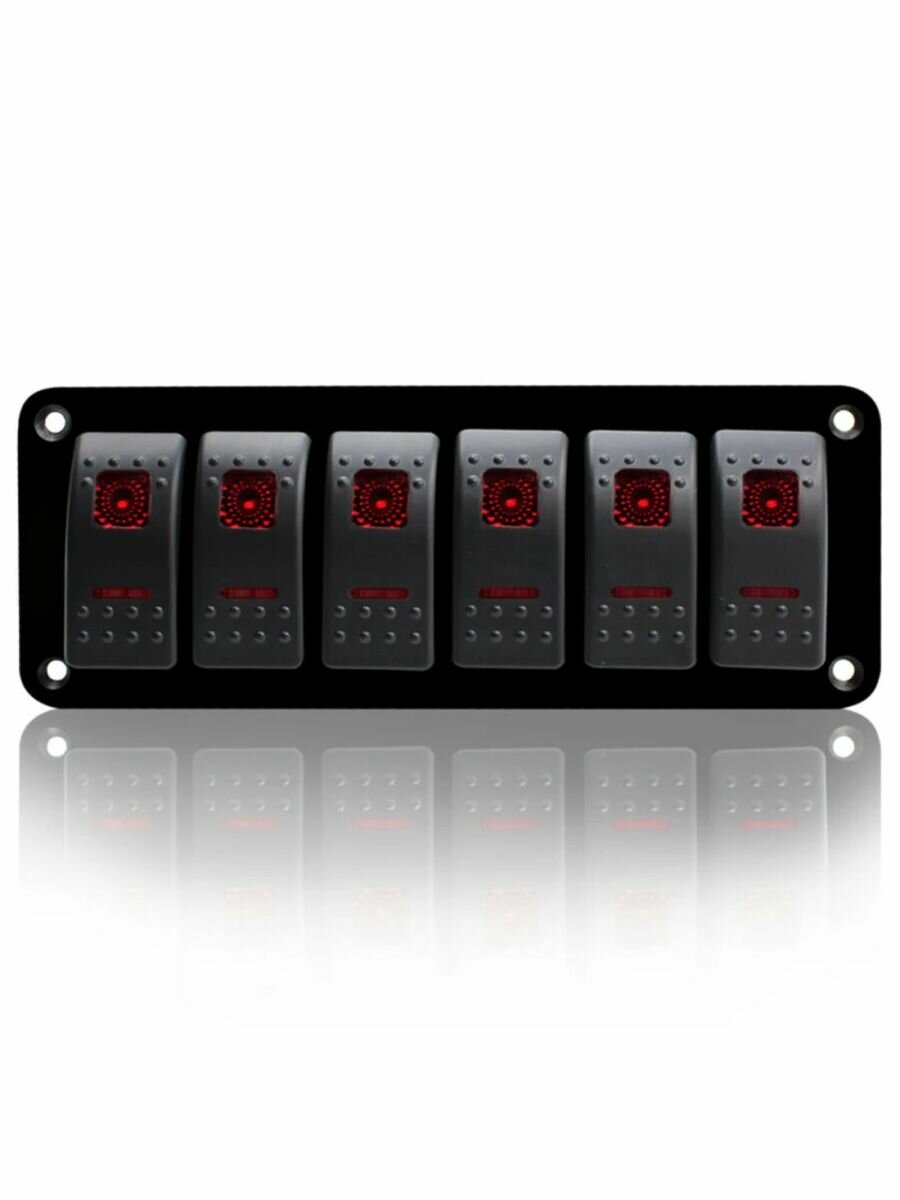 фото Универсальная панель переключателей, 12-24V