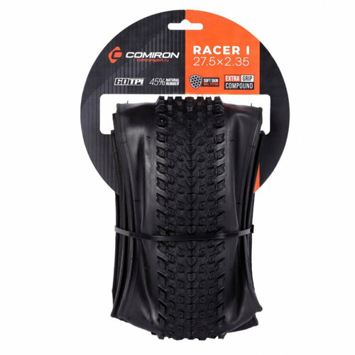 Покрышка Comiron Racer I 60TPI Soft Skin Extra Grip кевлар 275х235 2520₽