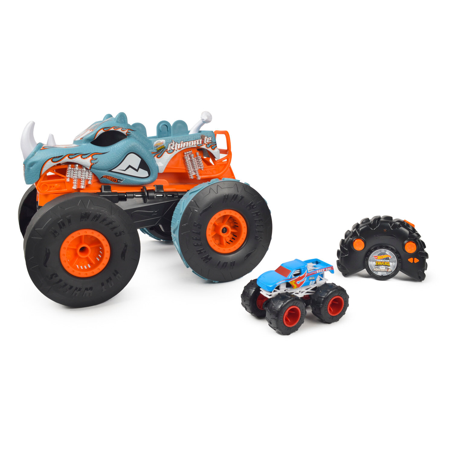 Набор Hot Wheels Р/У Monster Trucks Rhinomite 2в1 HPK27