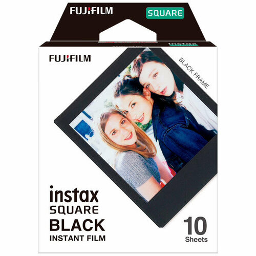 Фотобумага Fujifilm Instax Square Black Frame 10 снимков черная рамка 1800₽