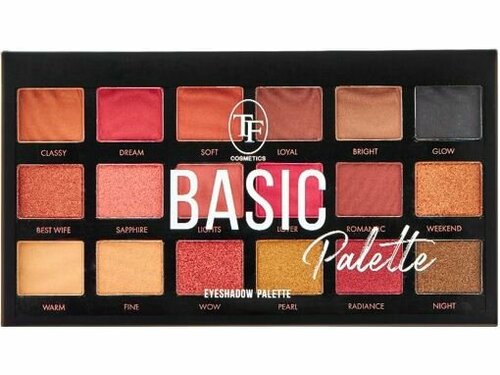 Тени для век 18 оттенков TF Cosmetics Base Palette