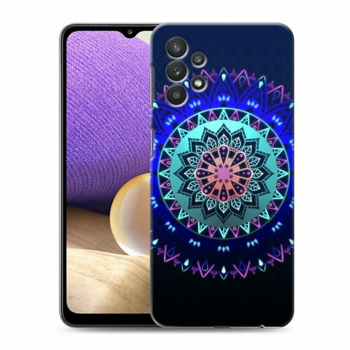 Дизайнерский силиконовый чехол для Samsung Galaxy A32 Светящиеся мандалы дизайнерский силиконовый чехол для самсунг галакси а02 samsung galaxy a02 светящиеся мандалы