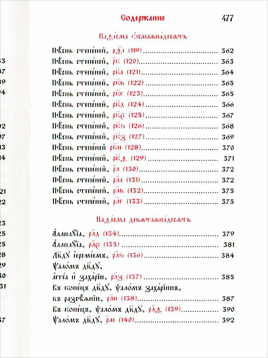 Псалтирь. Карманный формат. Церковно-славянский шрифт - фото №17