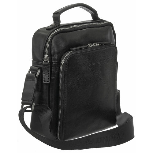 Сумка планшет Bruno Perri L15938/1, фактура гладкая, черный сумка клатч bruno perri натуральная кожа черный