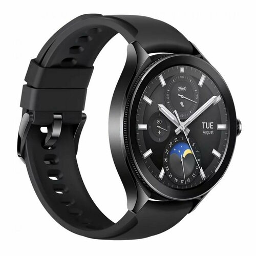 Xiaomi Смарт-часы Xiaomi Watch 2 Pro -Bluetooth® Black Case with Black Fluororubber Strap M2234W1 (BHR7211GL) BHR7211GL