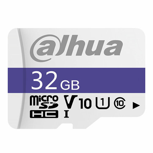 Карта памяти 32Gb - Dahua C10/U1/V10 FAT32 Memory Card DHI-TF-C100/32GB