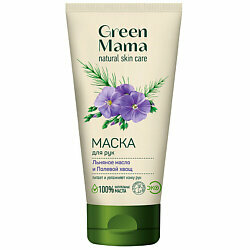 Маска Green Mama Льняное масло и Полевой хвощ Aromaenergy, 100 мл - фото №14