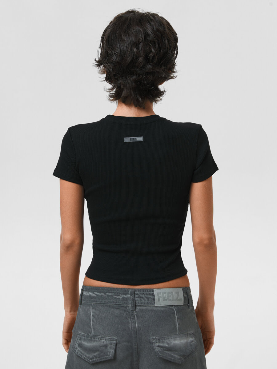 Футболка FEELZ, размер M, черный — фото 1