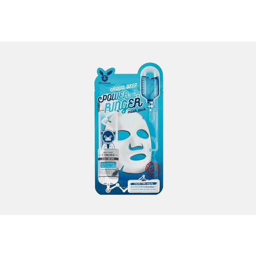 Маска для лица тканевая ELIZAVECCA AQUA DEEP POWER RINGER MASK PACK