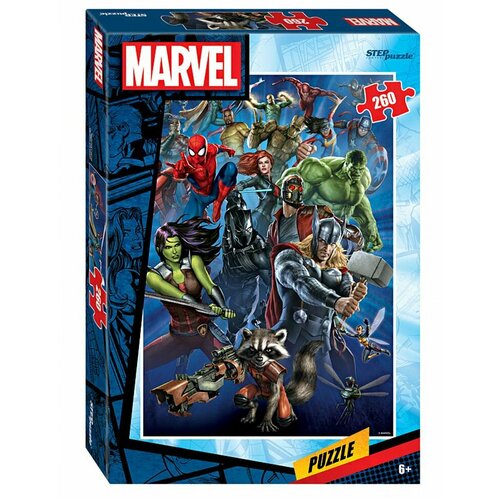 Пазл 260 эл. Marvel 95113 STEPpuzzle пазл 260 элементов marvel steppuzzle 1 шт