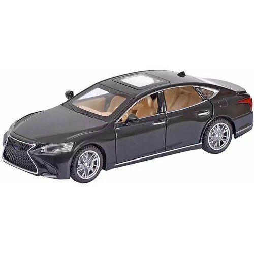 Модель машины Lexus LS500H 1:32 (16см) свет, звук, черный Инерционный механизм CZ35 1 32 lexus ls500h alloy car model diecasts