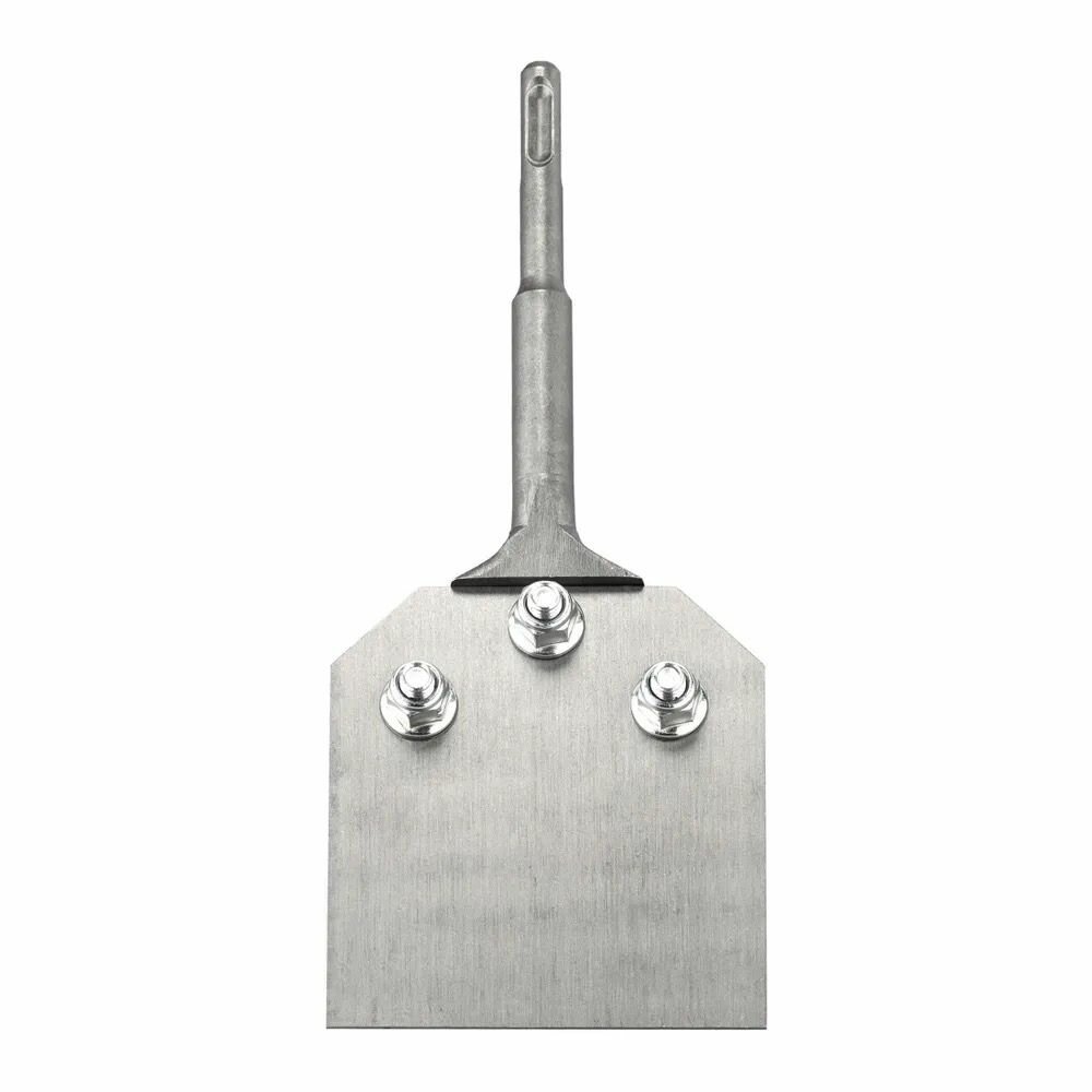 фото Скребок для чистки пола и стен на перфоратор SDS-Plus 100х250 мм