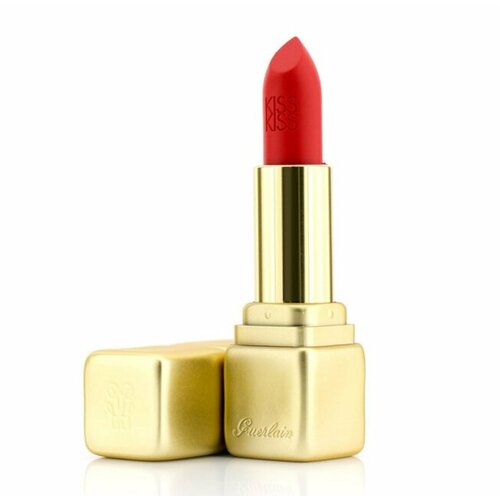 Матовая помада Guerlain KissKiss Tender Matte, оттенок M347 Zesty Orange помада guerlain kisskiss colours of kisses 344 sexy coral ограниченная серия