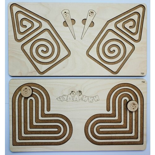 Межполушарная доска / нейродоска, 2стороны П-720 лабиринт