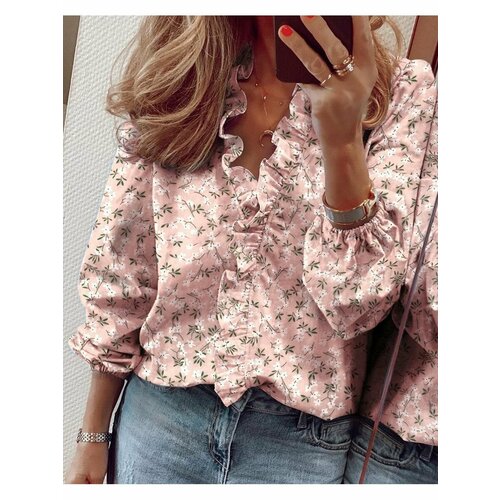 Блуза КрасоткаРЗН, размер 4xl/54, розовый
