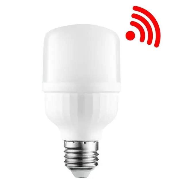 фото Умная лампа E27 с голосовым управлением и звуковым датчиком
