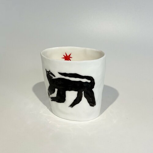 Стакан овальный Леопард