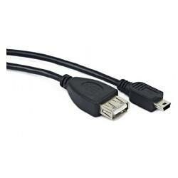 Кабель USB 2.0 OTG Gembird/Cablexpert A-OTG-AFBM-002, USBAF/Mini-BM, 0.15м