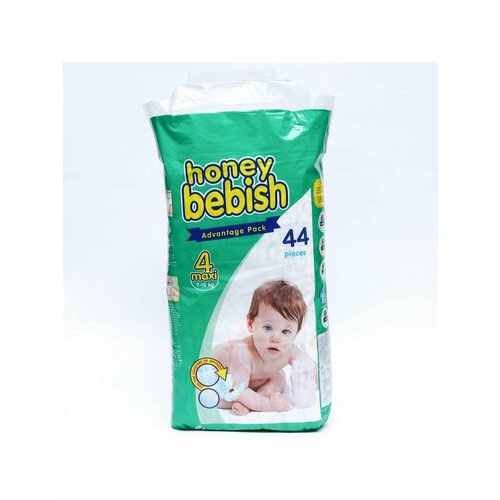 Подгузники детские Bebish 4 Maxi 7 - 18 kg 44 шт 1125₽
