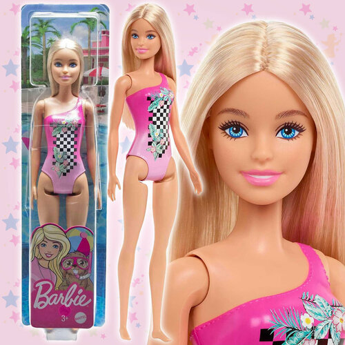 Кукла Барби серия Barbie Пляж в розовом купальнике