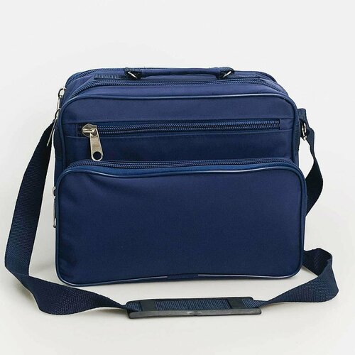 Сумка ЗФТС 7900 7900/10 таслан/син, синий сумка поясная зфтс повседневная текстиль регулируемый ремень голубой
