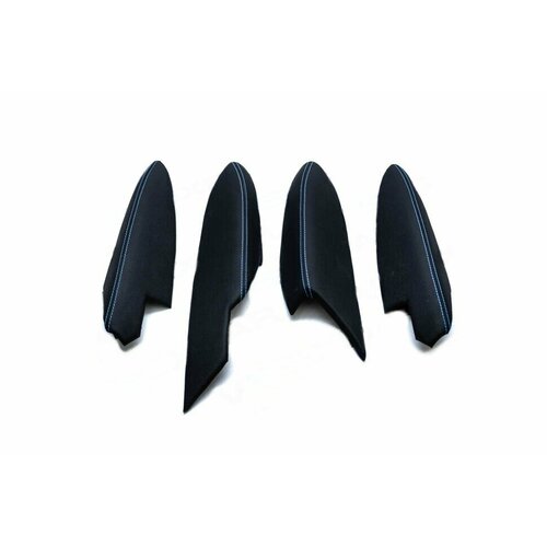 Подлокотники дверей PREMIUM Лада Веста кожзам с цветной прострочкой Синяя нить 5235₽