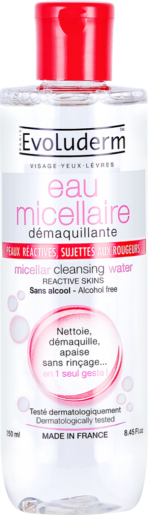 Мицеллярная вода EVOLUDERM Reactive skins, 250мл