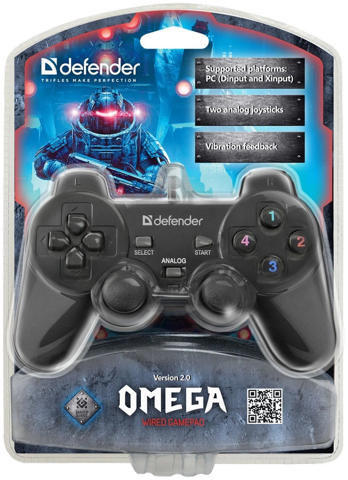 Комплект Defender Omega, черный