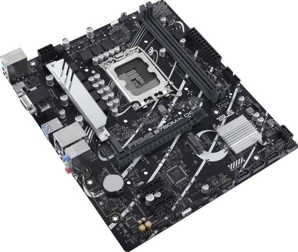 Материнская плата ASUS PRIME B760M-K D4 Socket 1700 B760 2xDDR4 1xPCI-E 16x 2xPCI-E 1x 4xSATA III mATX Retail