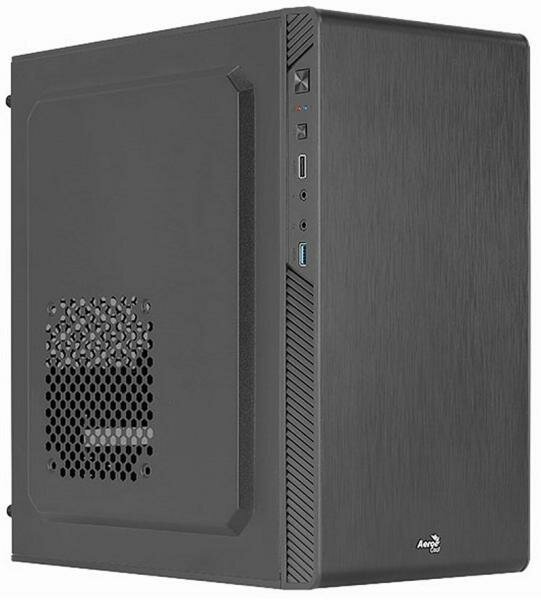 Корпус microATX Aerocool CS-106-S-BK-v1 Без БП чёрный