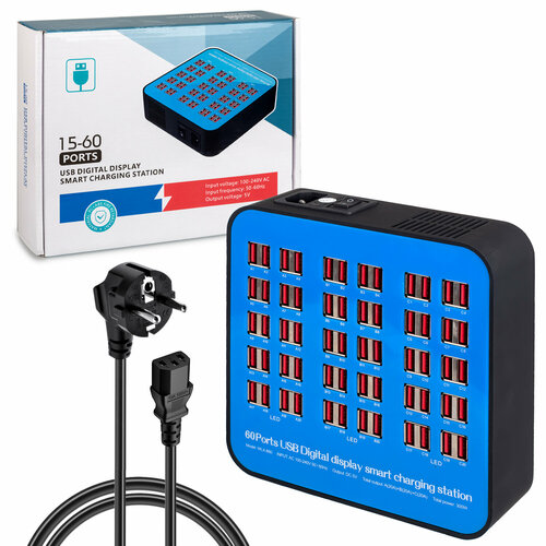 ХАБ HUB 300w 60USB charger 799900₽