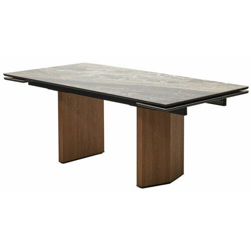 Стол моцарт 200 AMADEUS POLISHED, керамика / Дуб монтана М-City