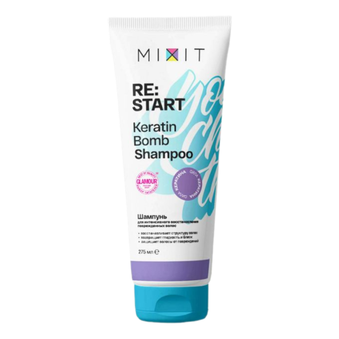 MIXIT Шампунь RE:Start для интенсивного восстановления поврежденных волос, 275 мл (MIXIT, ) - фото №8